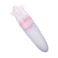 Silicone Baby Spoon Feeder Biberon Squirt Silicone Baby Food Distribution Spoon Biberon Squeeze Spoon